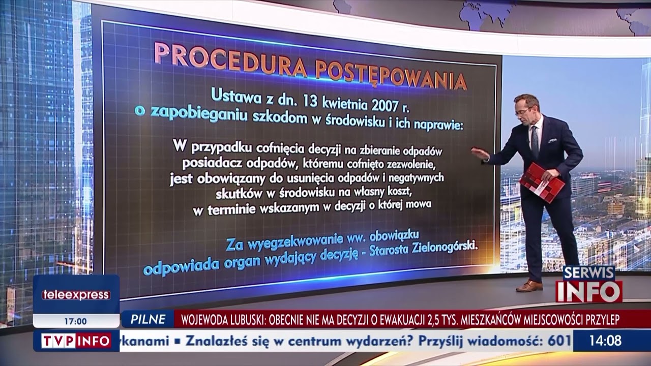 Przyczyny pożaru w Zielonej Górze