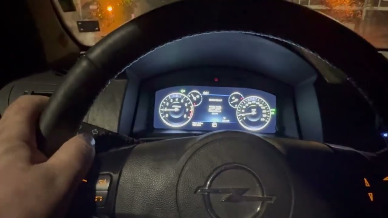 Astra H digital dashboard