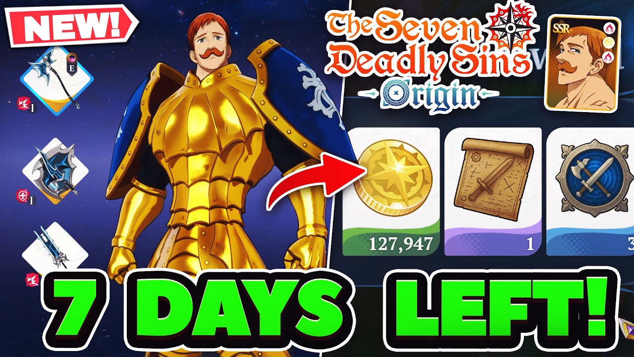 ESCANOR IN 7 DAYS! EVERYTHING YOU NEED TO PREPARE TO BREAK HIM! | 7DS: Origin