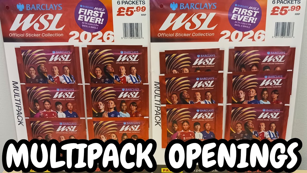 НОВАЯ КОЛЛЕКЦИЯ НАКЛЕЕК PANINI BWSL 2026 (BWSL и теперь BWSL2!) &mdash; ОТКРЫТИЕ МУЛЬТИПАКОВ!!