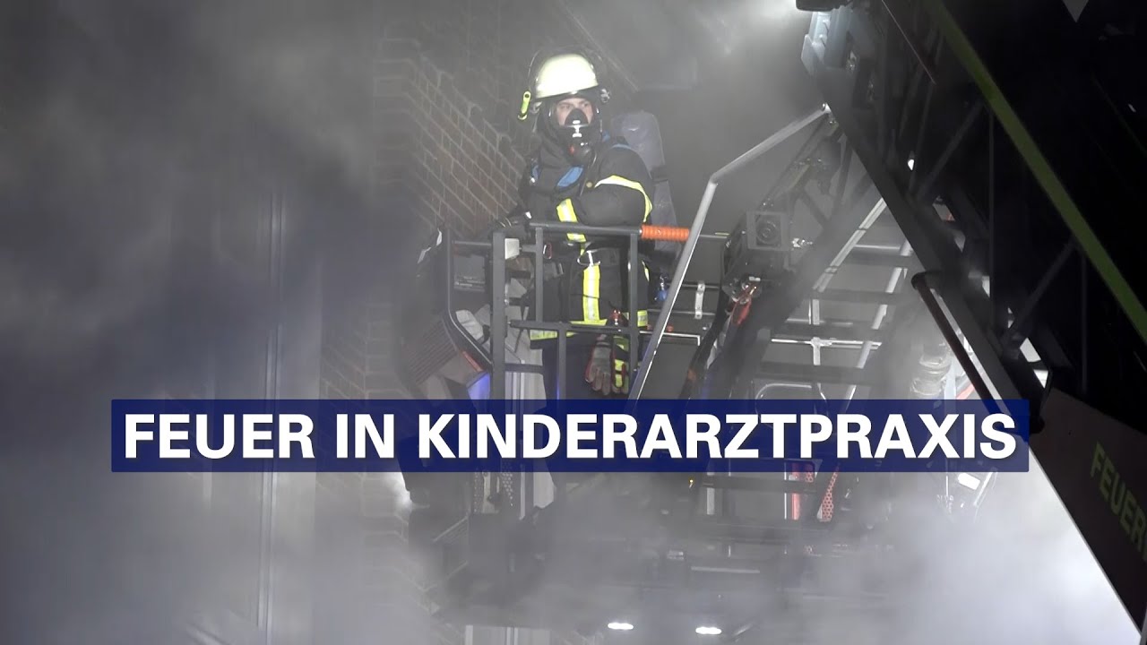 Feuer in Kinderarztpraxis - Polizei ermittelt wegen möglicher Brandstiftung in Oldenburg