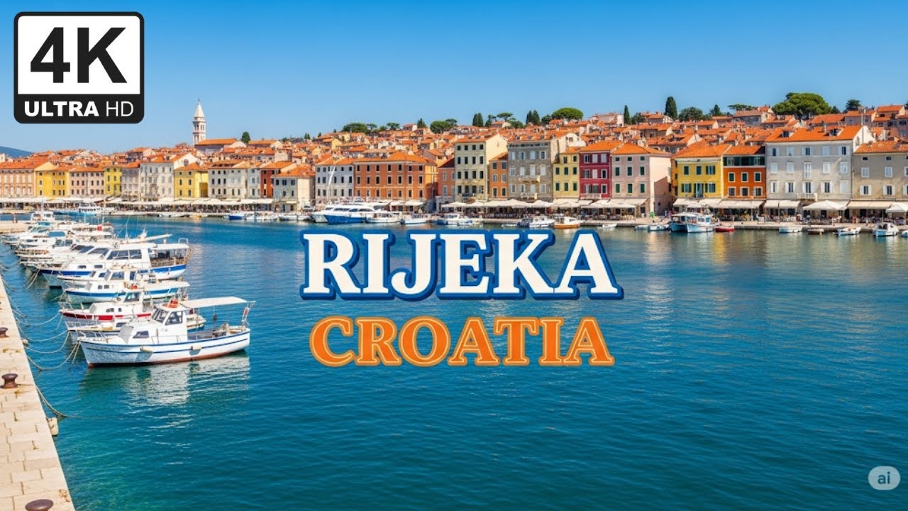 RIJEKA  City Tour CROATIA 🇭🇷 | 4K UHD Virtual Walking Tour | HIDDEN GEM MUST VISIT in 2025!