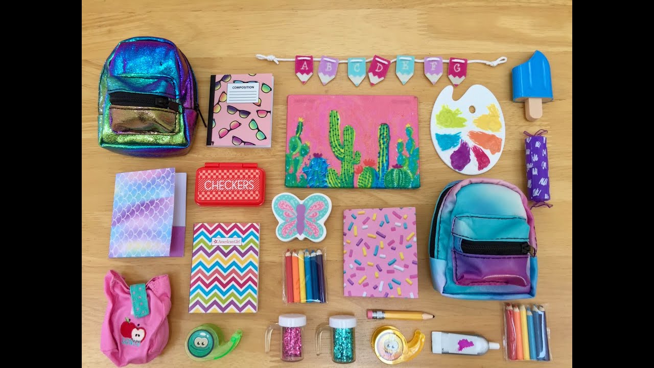 Huge American Girl Doll School Haul ~ School Desk, Backpack and Lunchbox!