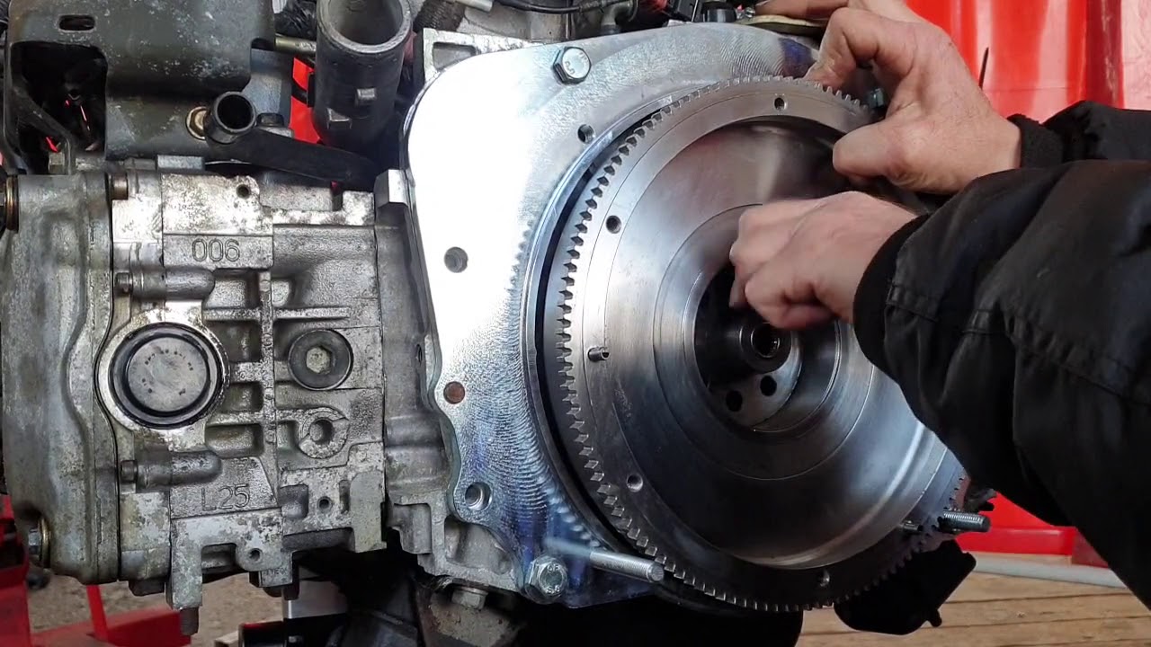 Montage eines Speedbullz-Adapterset Subaru-T3 - Installation of a Speedbullz adapter set Subaru-T3