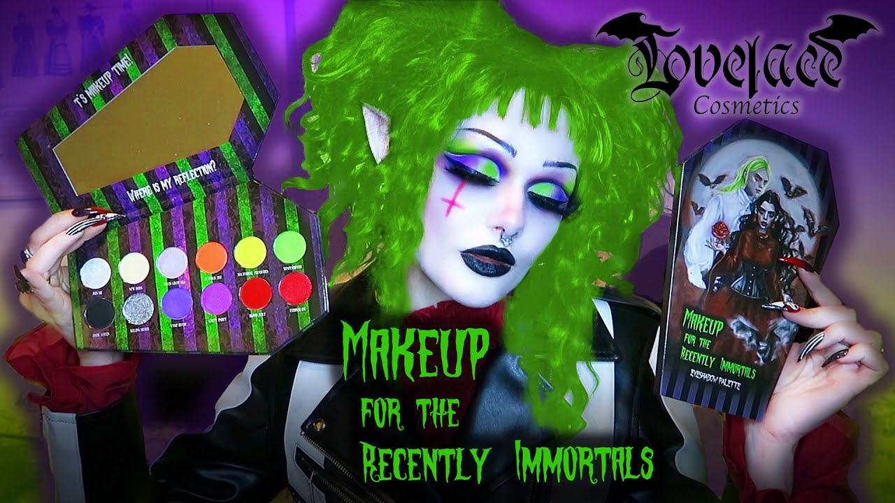 💜💚 Lovelace Cosmetics *Makeup for the Recently Immortals* Eyeshadow Palette REVEAL! 💚💜