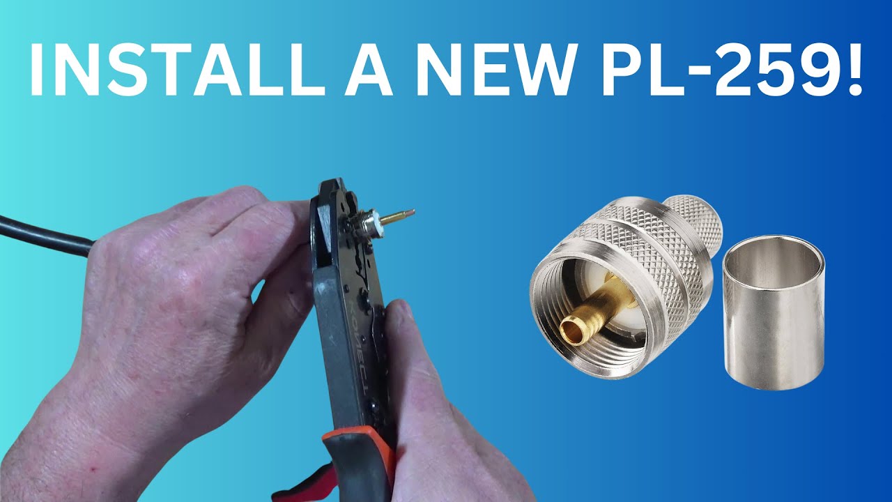 Installing a PL-259 (UHF) Coax Connector
