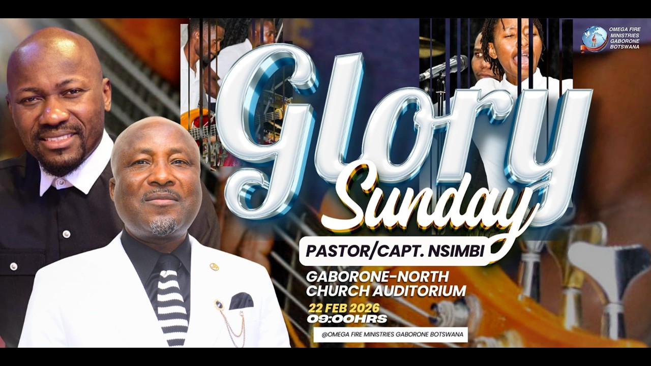GLORY SUNDAY SERVICE WITH PST CAPT C NSIMBI (22/02/2026)