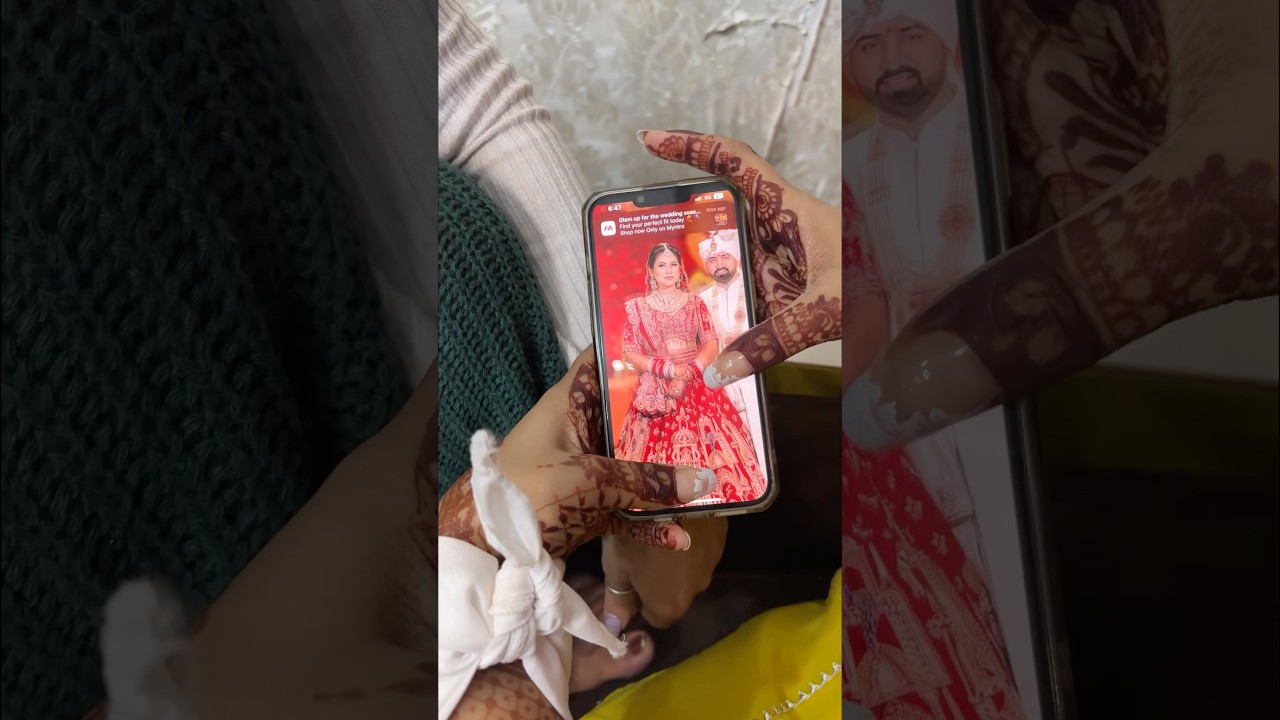 Struggle br￼ide #indainbride #indiawedding #iyiparti #indianmakeup