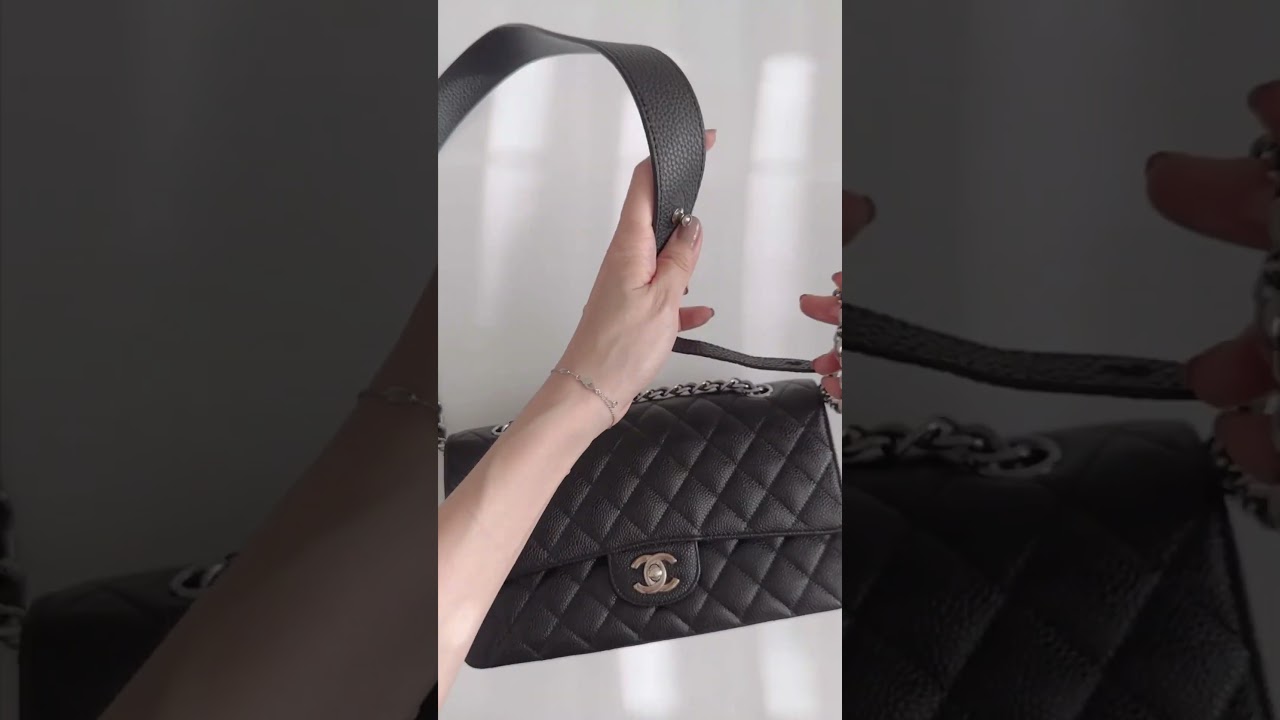 Classic Flap Transformation to Crossbody Bag | CHANEL #shortsfeed