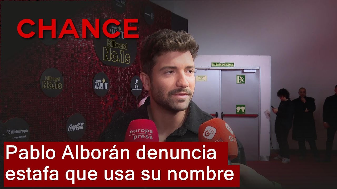 Pablo Alborán sobre la estafa en la que utilizan su nombre: 
