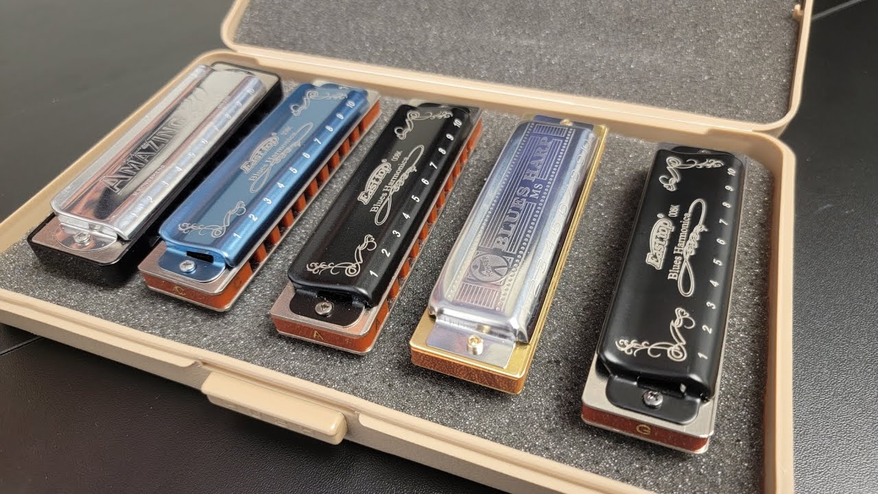 Comparing my budget harmonicas
