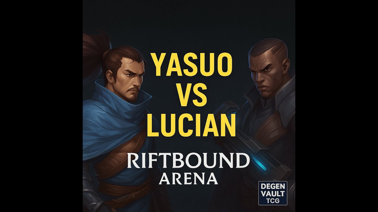 Riftbound TCG Arena &ndash; Yasuo (Top 64 Houston Deck) vs Lucian Gameplay