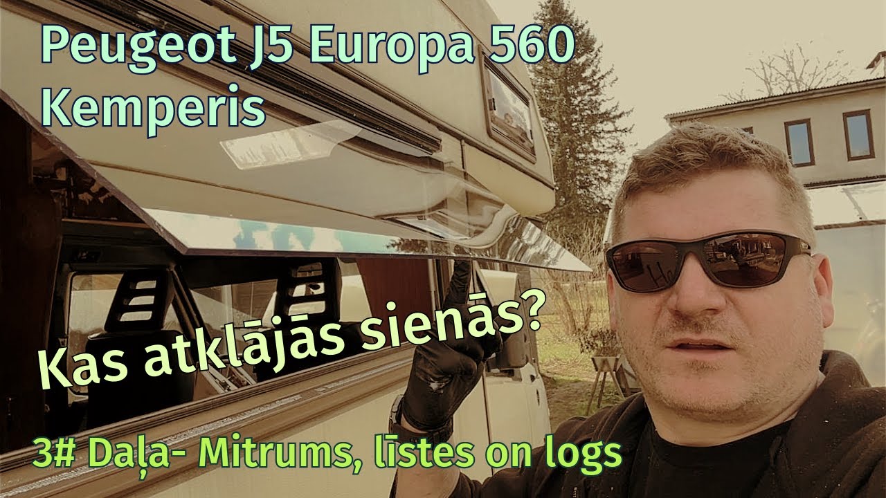 Peugeot J5 1992. Europa 560 Kemperis I Mitrums, logs, pufi un pārdomas.