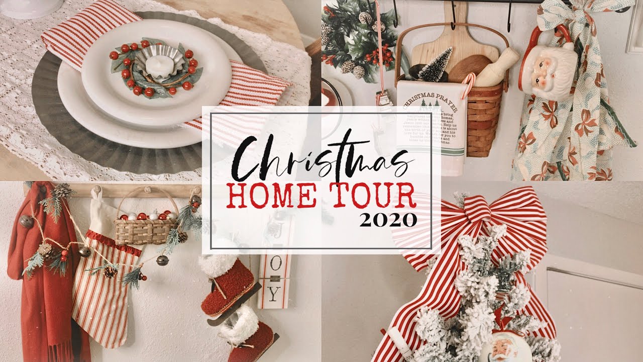 CHRISTMAS HOME TOUR 2020 | Vintage & Farmhouse Christmas Decor