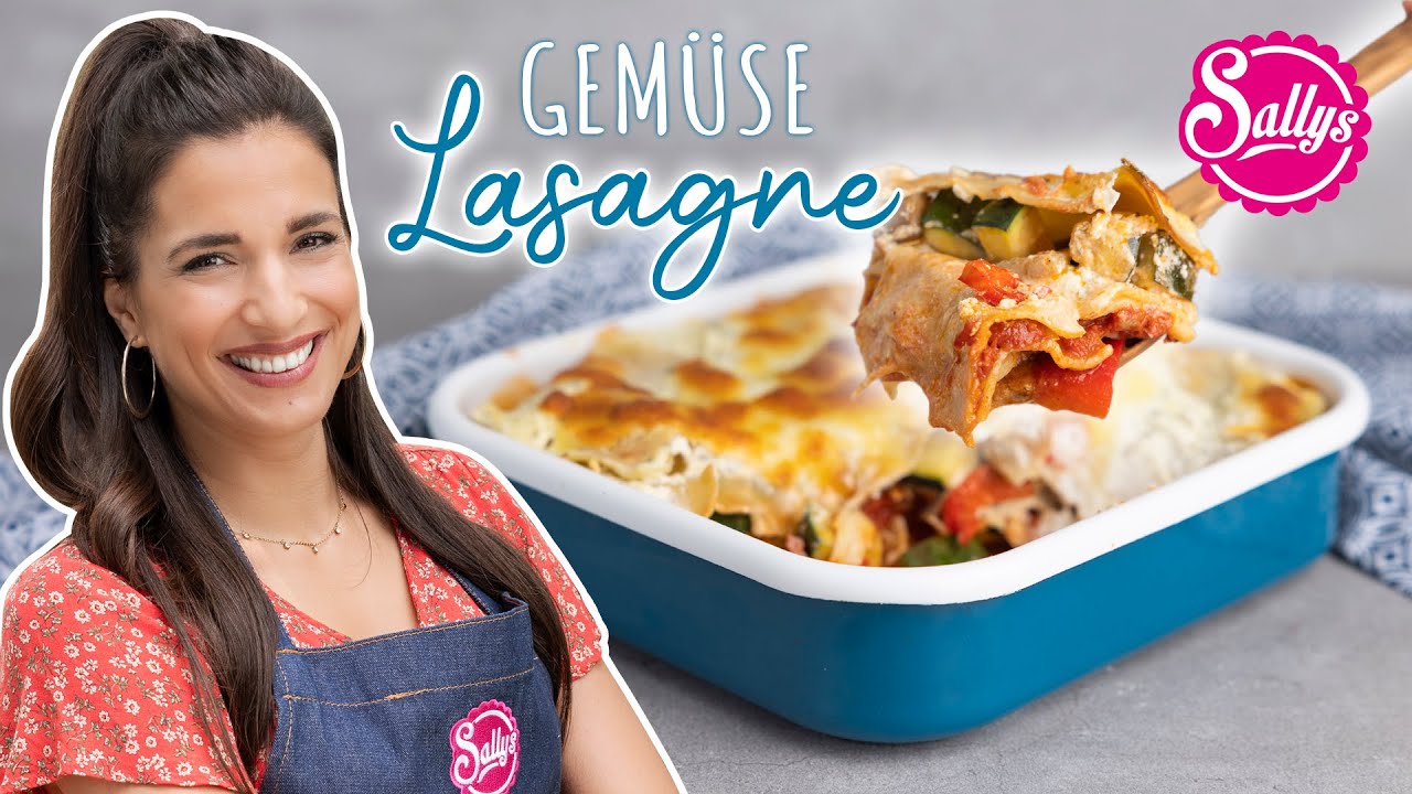 Würziges Gemüse Lasagne Rezept (Veggie) super Fleischersatz 😋🍝