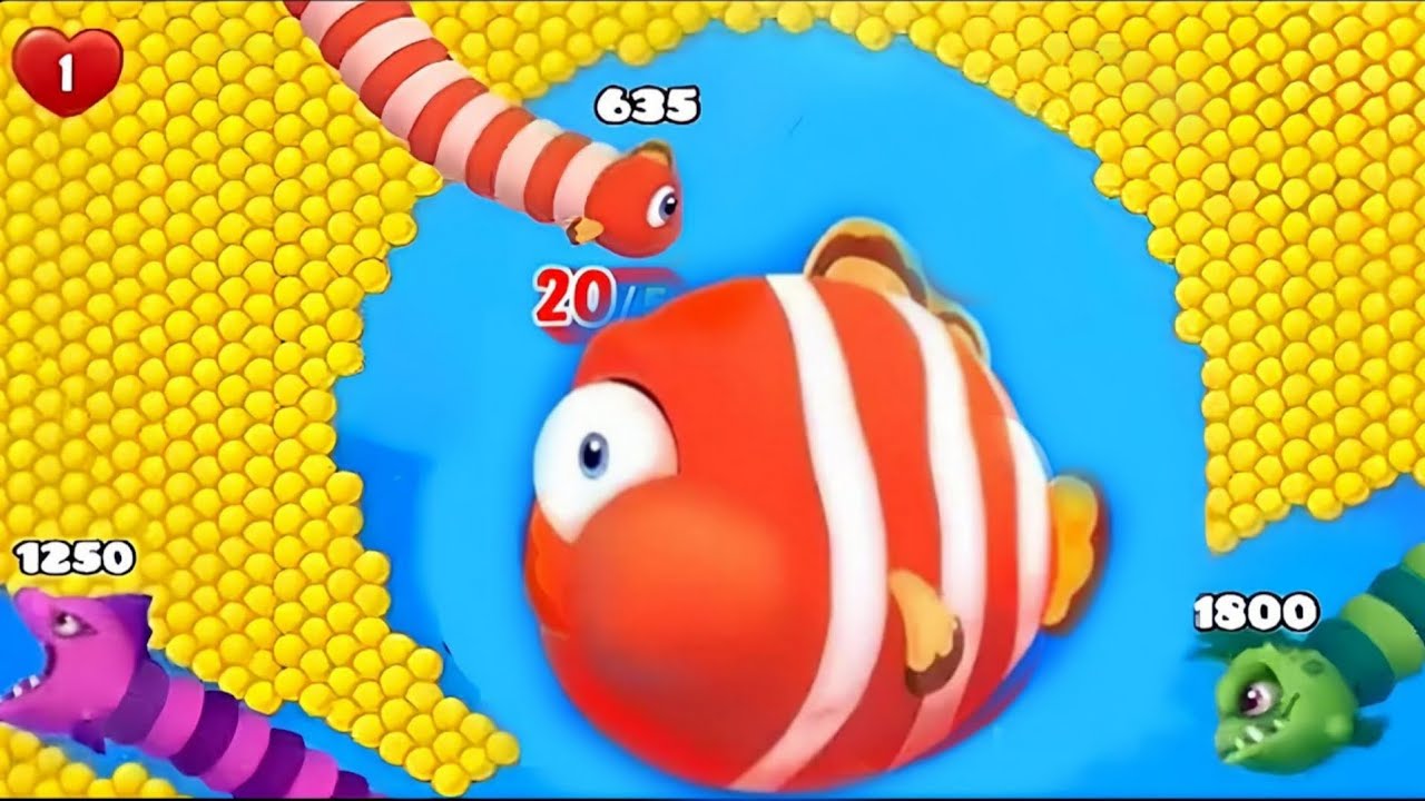 Fishdom 🐠 ads Mini Games 58.5 New update. Hungry fish video gameplay Hadi gaming yt