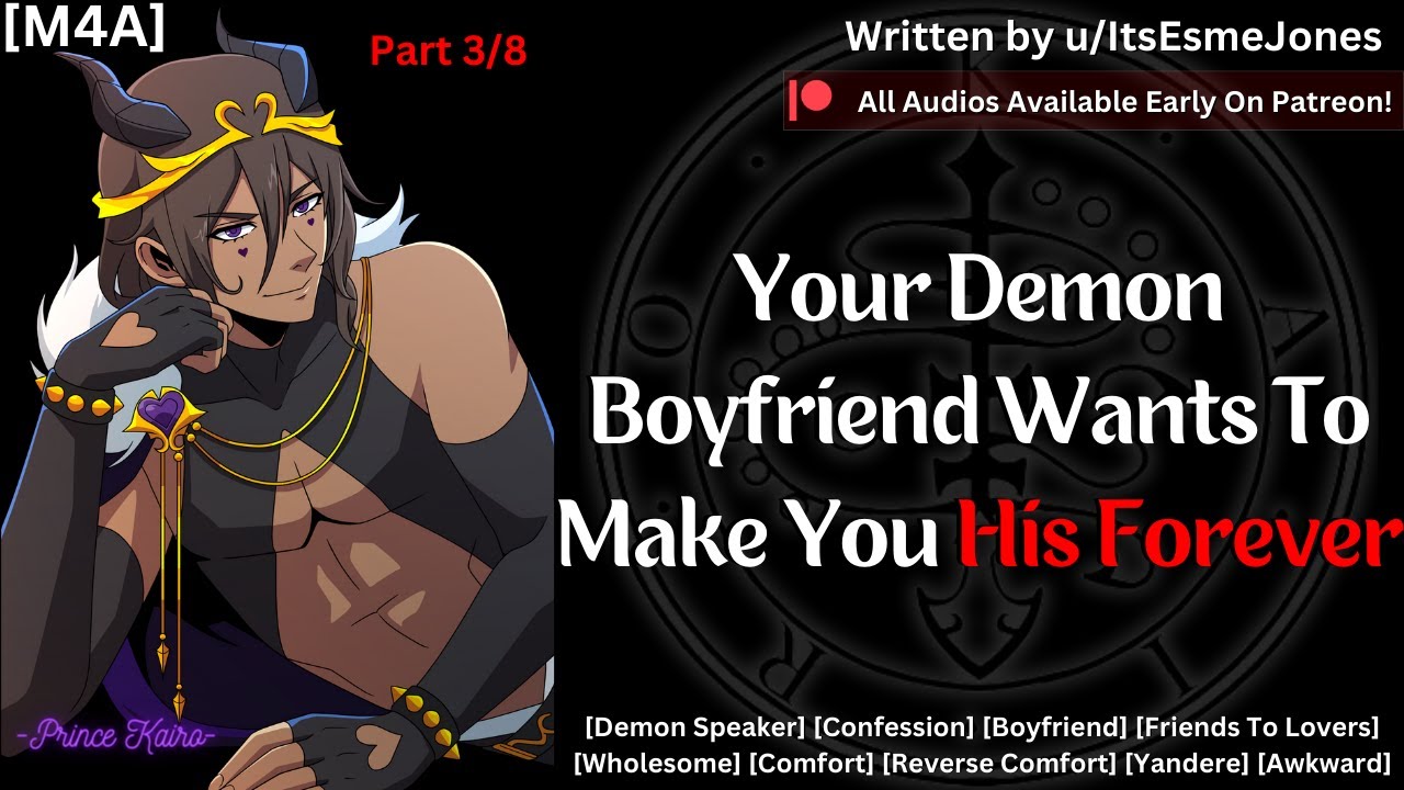 [M4A ASMR] Yandere Demon Boyfriend Loves You [Demon] [Boyfriend] [Wholesome] [Comfort] [Yandere]