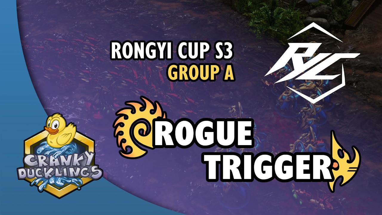 Rogue vs trigger - ZvP | Rongyi Cup Season 3 - Group A | StarCraft 2 Tournament