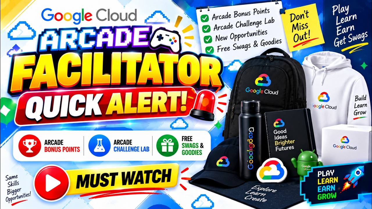 Google Arcade Facilitator Quick Alert || Arcade Bonus Points || Arcade Lab Completion || Must Watch