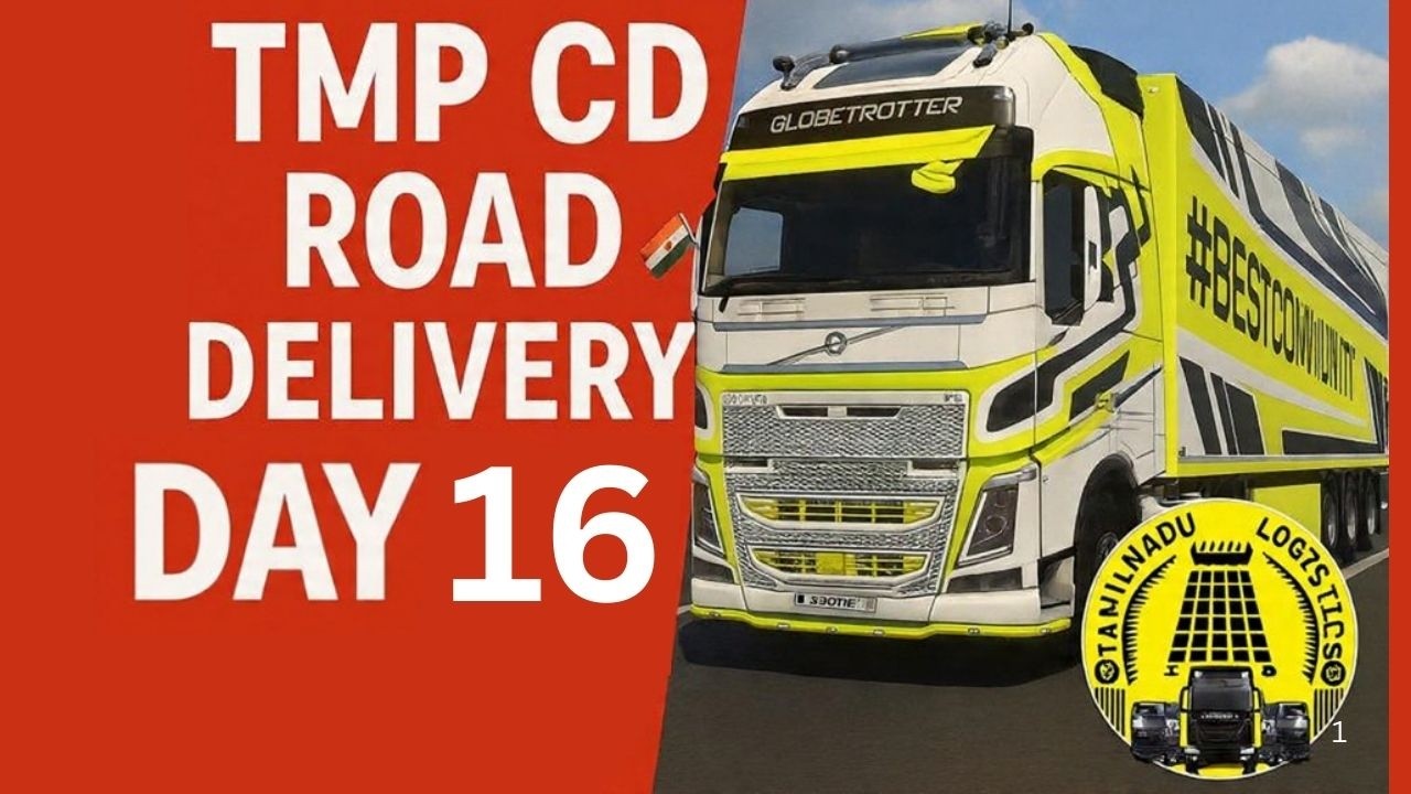 DAY 16 – TMP CD Road Delivery | Tamilnadu Logistics | ETS2 TruckersMP