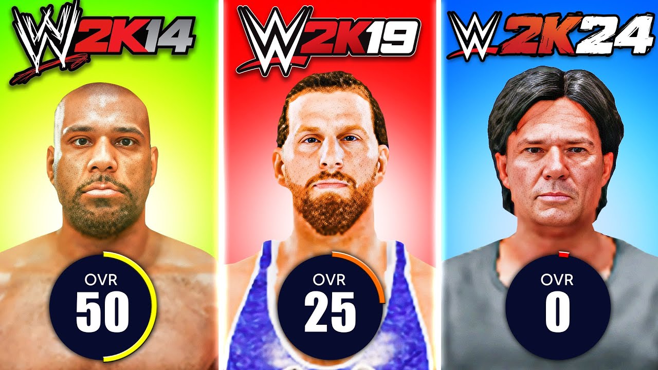 I Won A Match With The WORST Superstar In EVERY WWE Game!