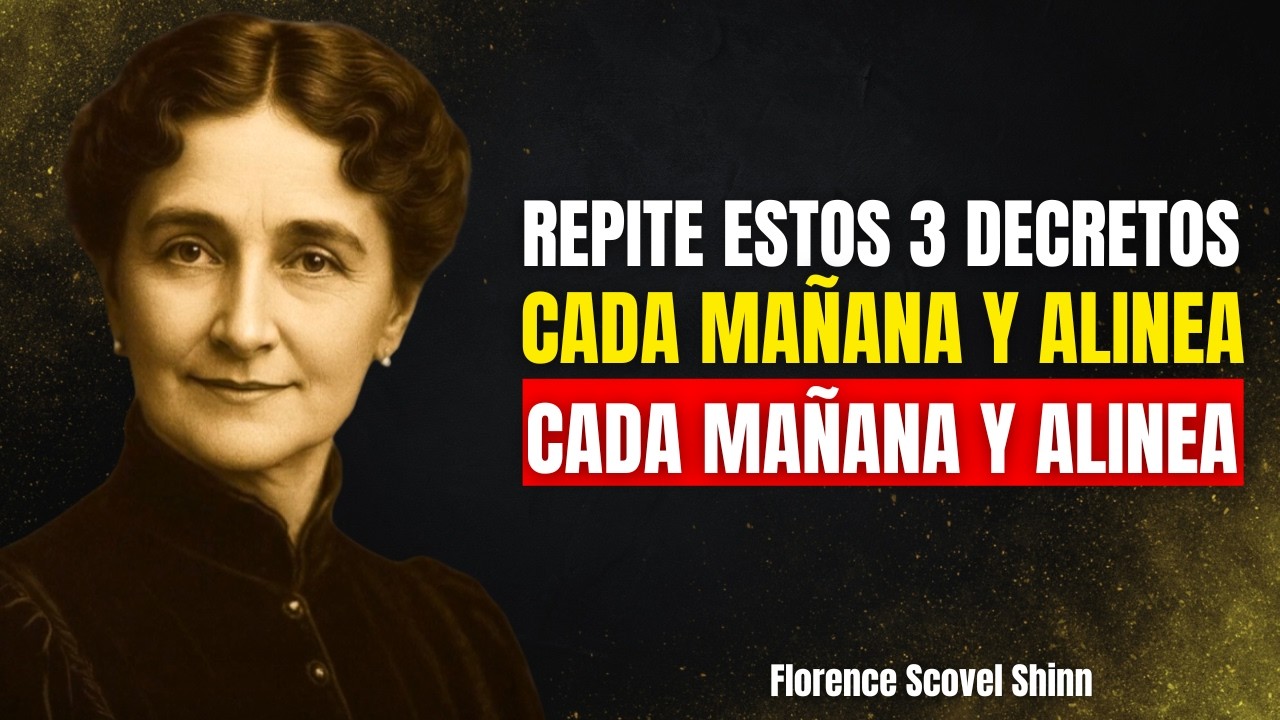 🔴Repite Estos 3 Decretos Cada Mañana y Alinea Tu Mente con la Riqueza | Florence Scovel Shinn