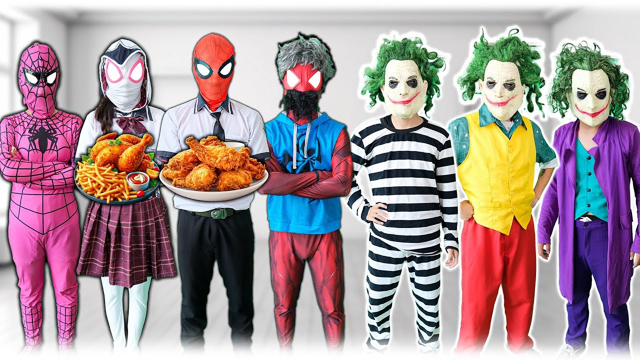 Joker Tantang Spider-Man Dalam Duel Makanan!