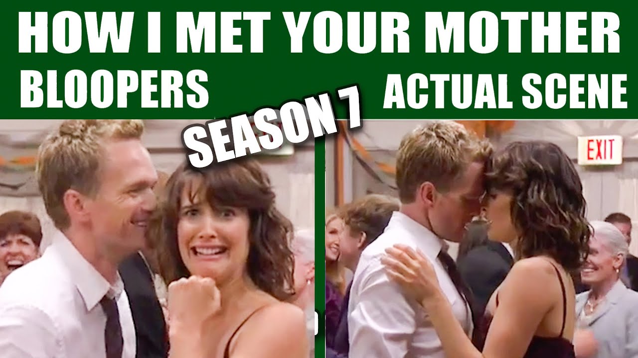 How I Met Your Mother | Season 7 Bloopers vs Actual Scenes