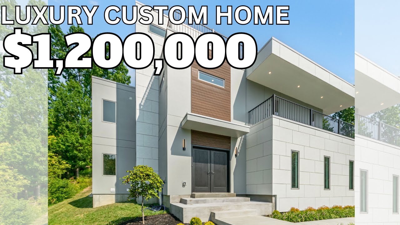 TOUR A $1.2M Cincinnati OH New Construction Luxury Home