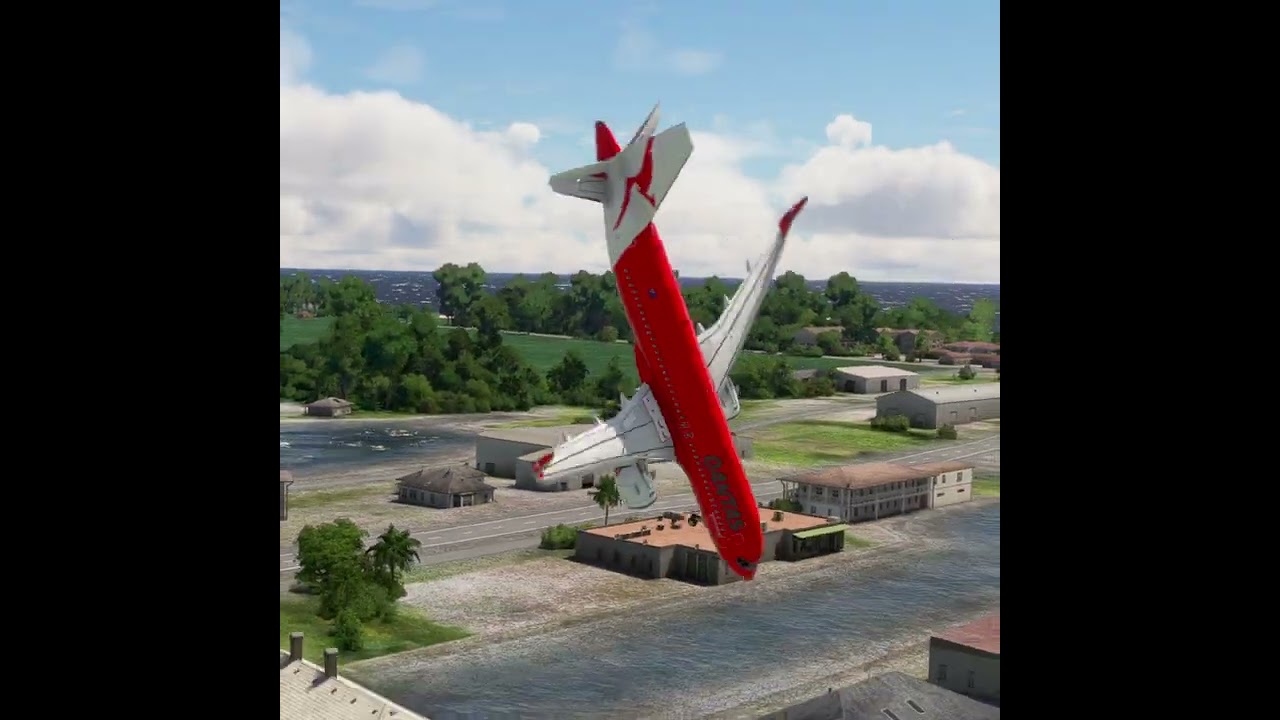 The uncontrolled plane fell into the sea when it was about to land Eps 00019