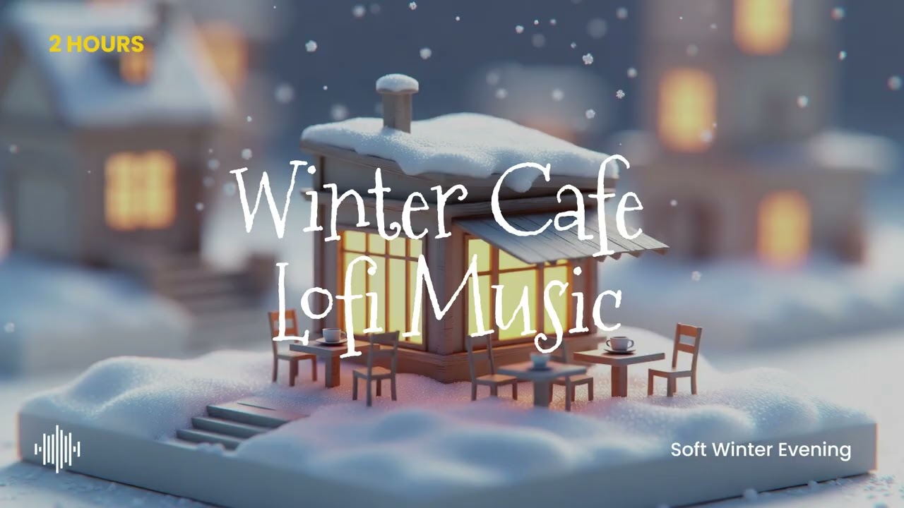Winter Cafe Lofi Music ☕ Soft Winter Evening (2 Hours)