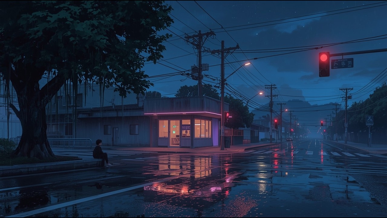 Tokyo Rain Nights 🌧️ | Chill Rainy Lofi for Study & Focus