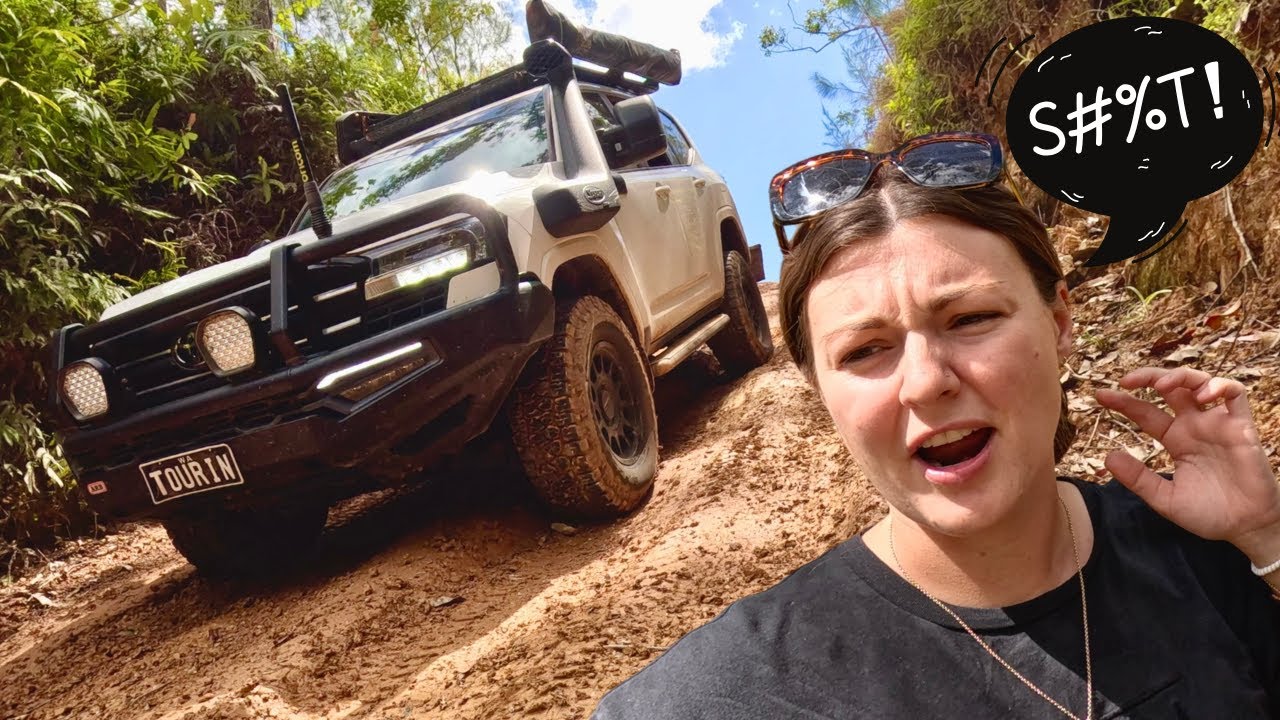 CREB TRACK.. DO NOT ATTEMPT AFTER RAIN 😬  ||  WE'VE DITCHED THE CARAVAN!