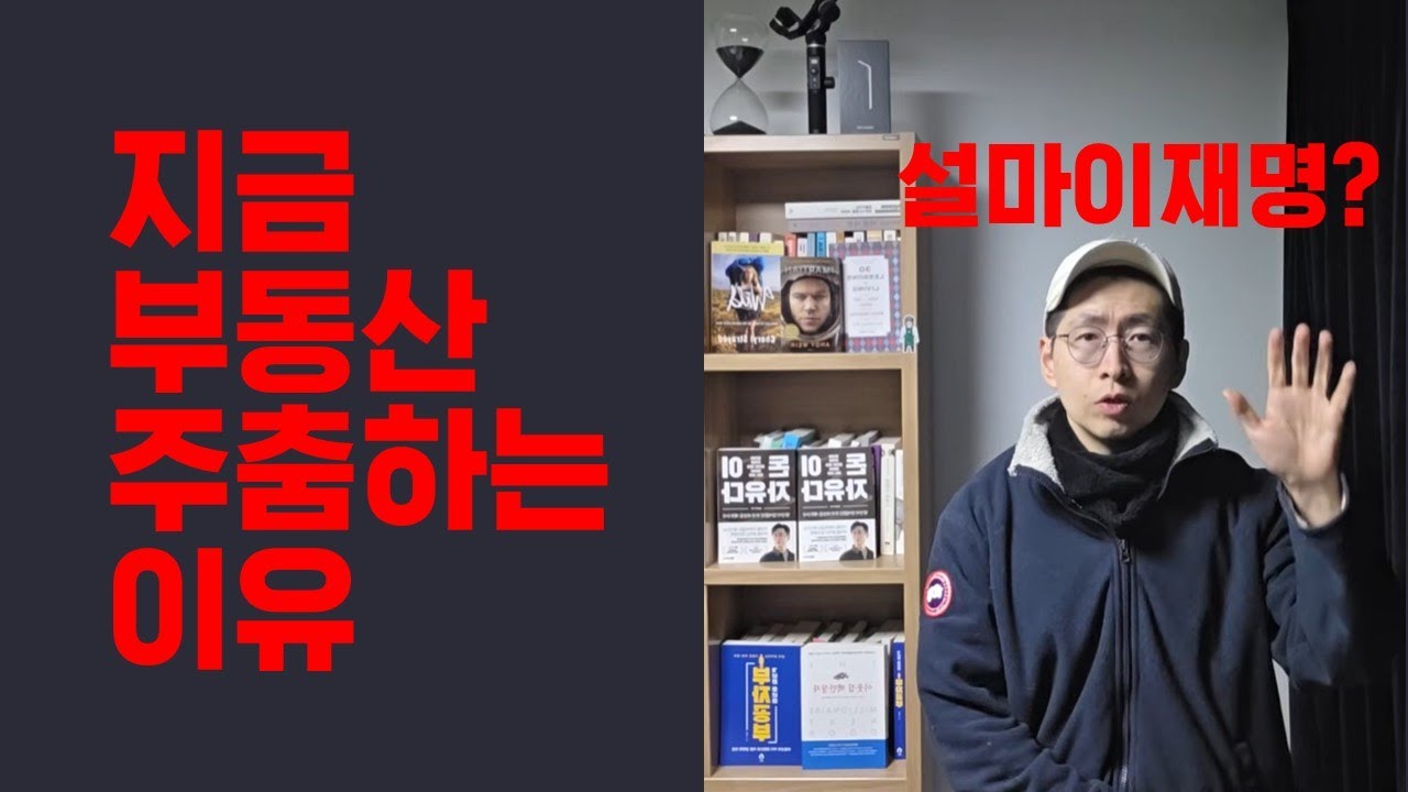 지금 부동산이 주춤하는 이유