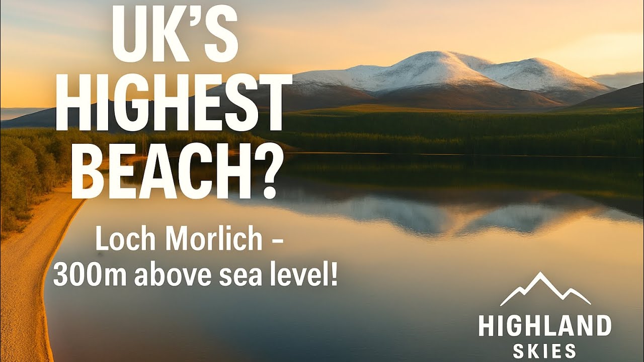 Loch Morlich | Scotland&rsquo;s Highest Beach | Soothing Drone Footage