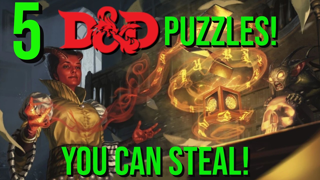 5 More D&D Puzzle Ideas You Can Use In Your D&D or TTRPG Campaigns!