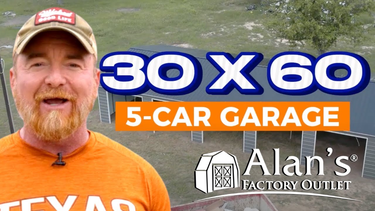 30x60 Garage: A Spacious Haven for Cars, Storage, and More!