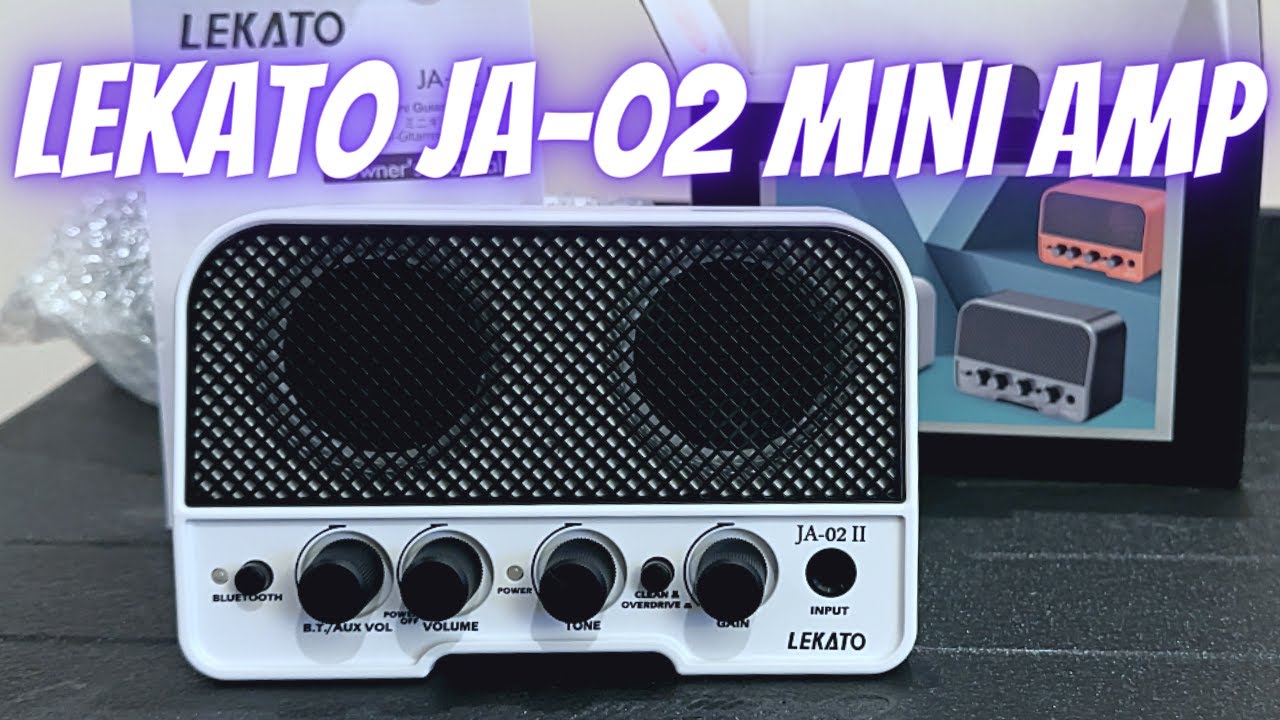 Lekato JA-02 II Mini Guitar Amplifier White