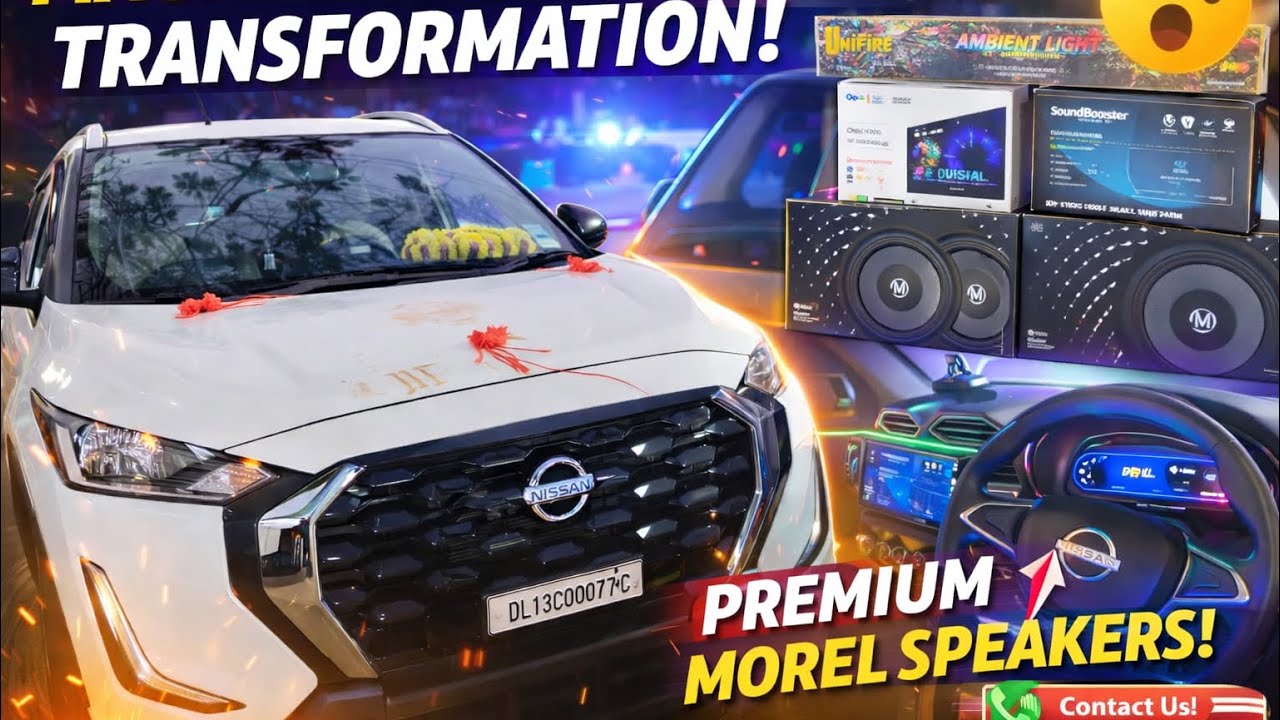 Nissan Magnite Base Model – Ultimate Morel Sound & Ambience Upgrade! 🔥