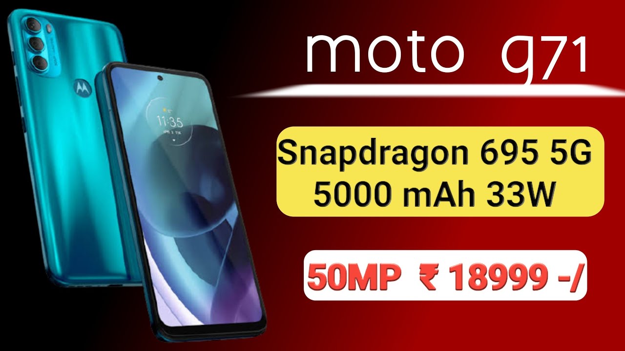 moto g71 5g First Look! moto G71 Launch with Snapdragon 695 | moto g71 price & Review