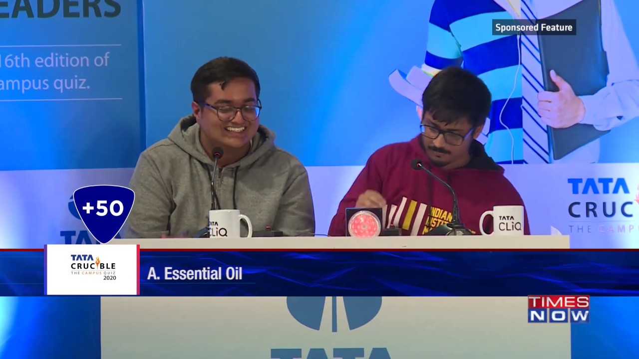 Tata Crucible Campus Quiz 2020 – Indore Regionals