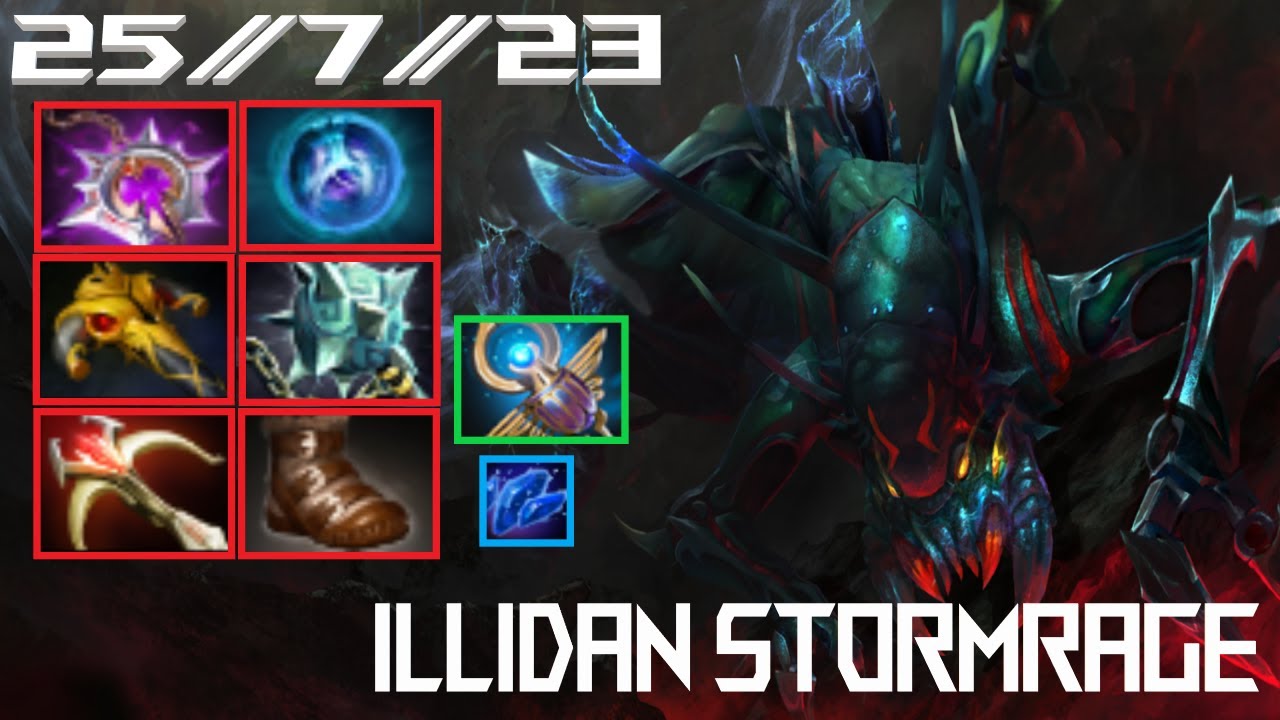 Illidan Stormrage Weaver Carry Dota 2 Full Gameplay Patch 7.31b