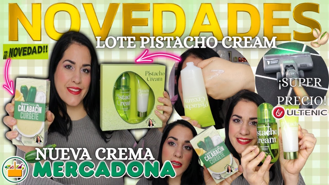🔥HOY LUNES 9 FEBRERO🔥NOVEDADES MERCADONA¡RECIÉN LLEGADAS!LOTE PISTACHO CREAM Y NUEVA CREMA CALABACÍN