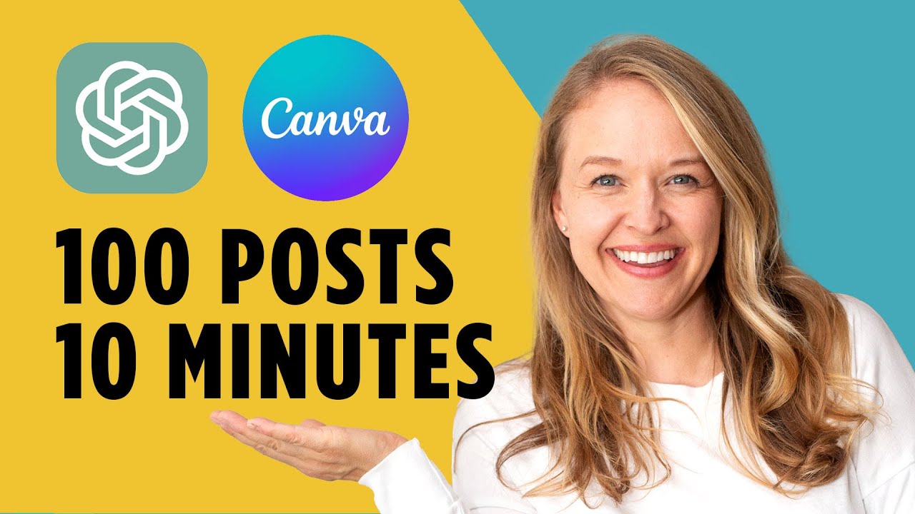 100 постов в социальных сетях за 10 минут с помощью ChatGPT и Canva