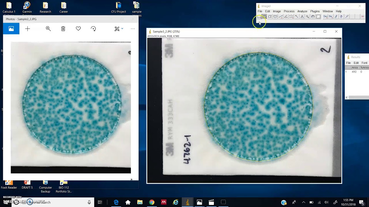 Automated CFU Counting ImageJ High Count