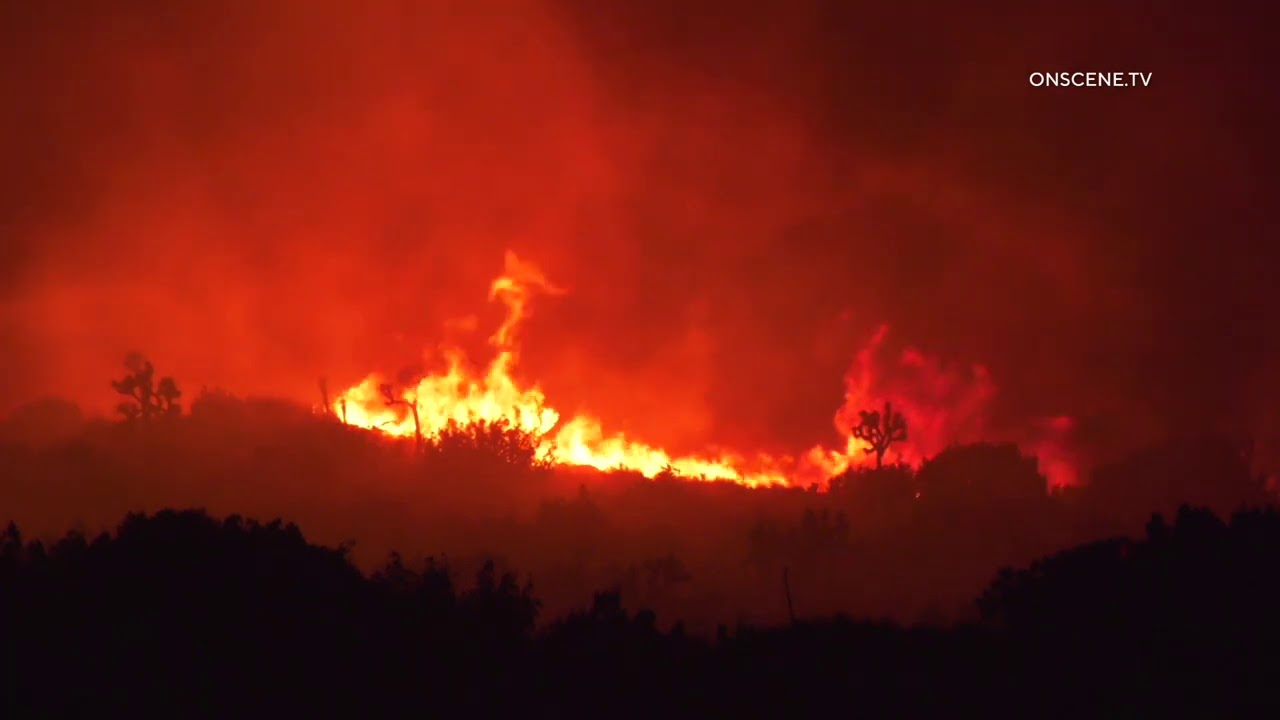 Bobcat Fire Rages Through Night 13