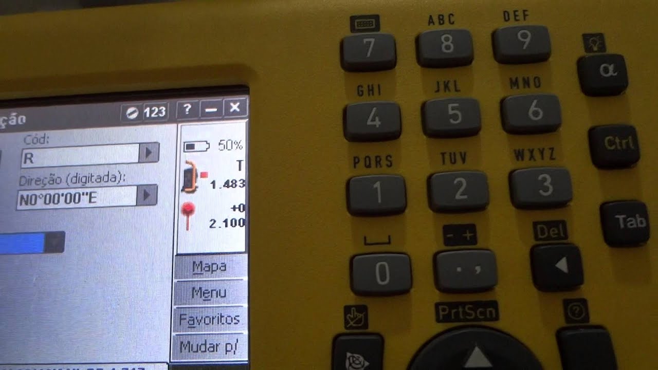 Trimble S3 - Scan de superfície