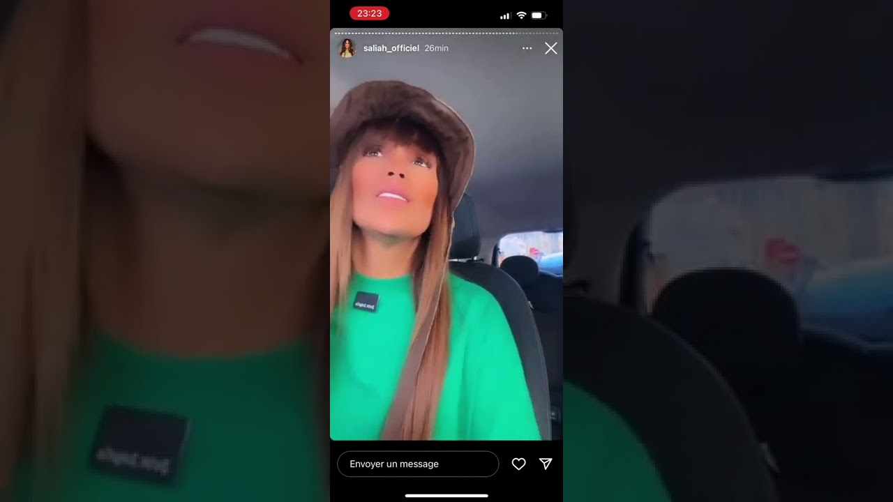 SALIAH PETE UN CÂBLE EN VOITURE