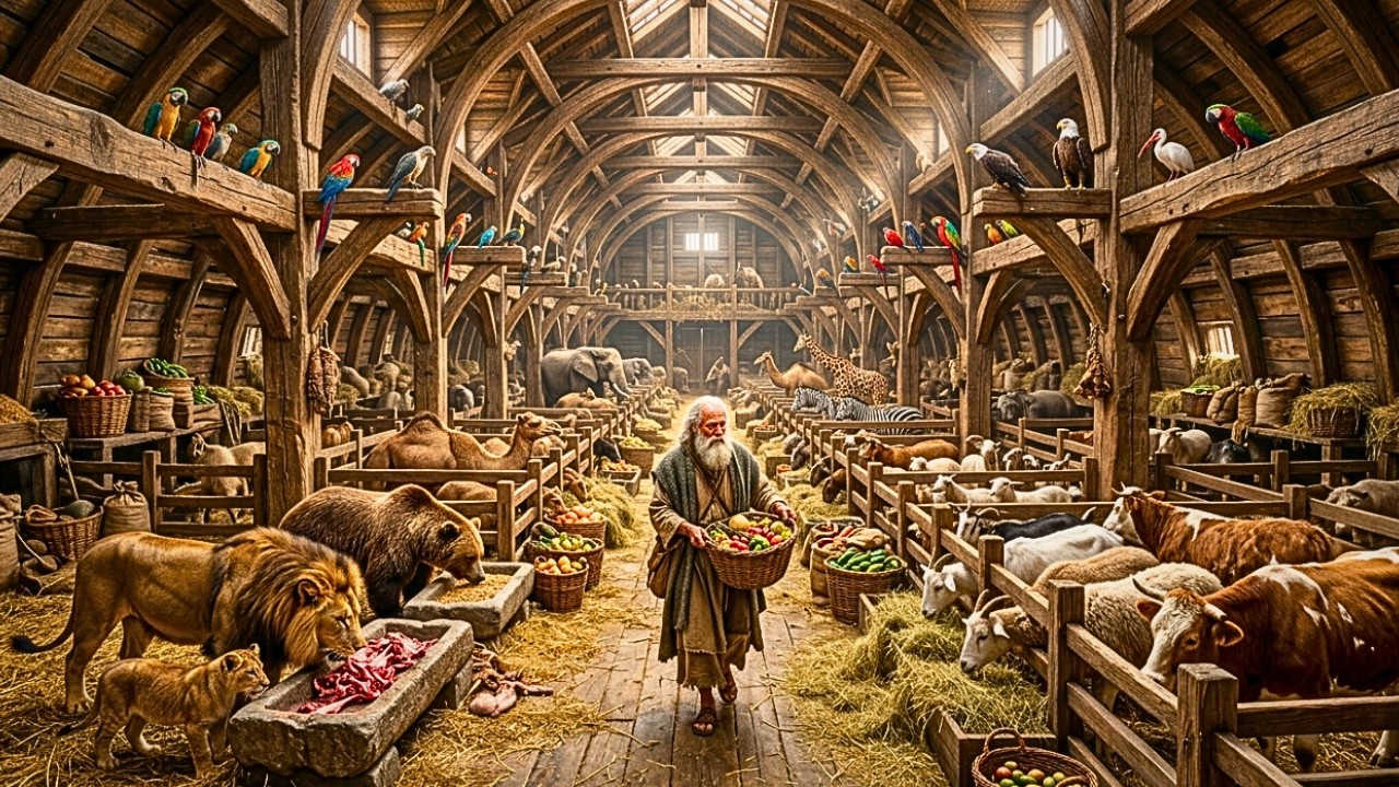 O SEGREDO da Sobreviv&ecirc;ncia na Arca &mdash; Como No&eacute; Alimentou os Animais | DOCUMENT&Aacute;RIO