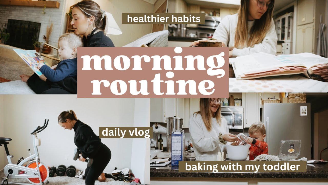 new morning routine as a mom💖☀️...simple habits//day in my life vlog